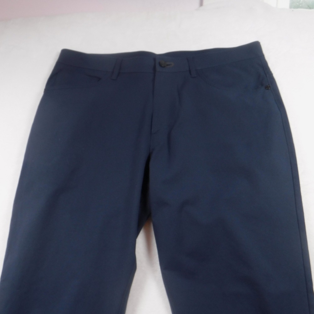 Public Rec Pants Mens 32x32 Navy Blue Slim Fit Performance Stretch Trousers